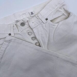 J. Crew Womens White Straight Leg Button Fly Jeans Size 4/29